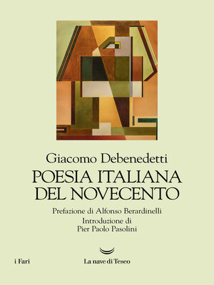cover image of Poesia italiana del Novecento